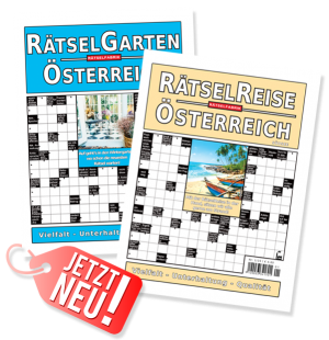 Rätselreise Österreich ab 10.01.19
Rätselgarten Österreich ab 31.01.19