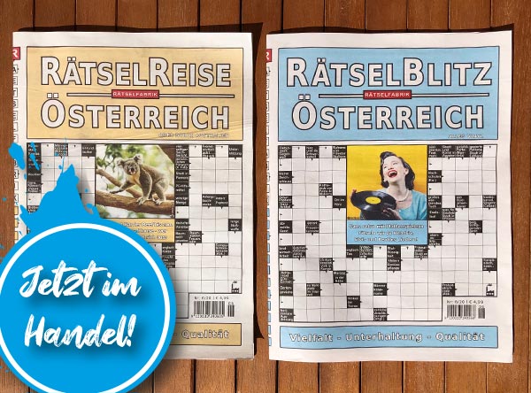 Neue Ausgaben von Rätselblitz und Rätselreise