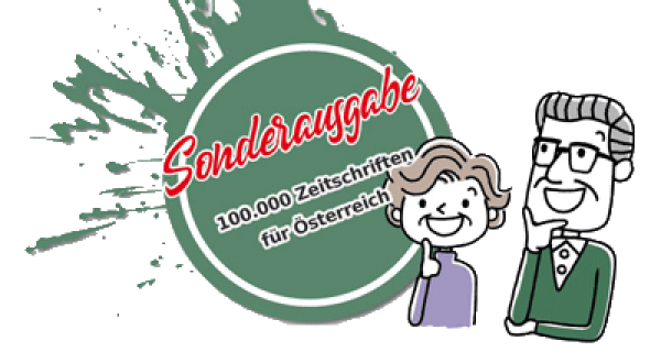 Sonderausgabe 100.000 Zeitschriften für Österreich