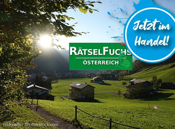 Neue Ausgabe Rätselfuchs Österreich zum Thema Bregenzerwald