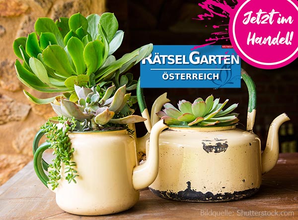 Neue Ausgabe Rätselgarten zum Thema Deko im Garten