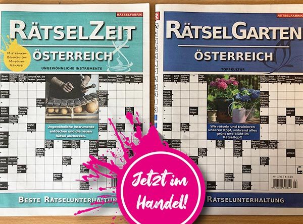 Neue_Ausgaben_Rätselgarten_Rätselzeit_Österreich