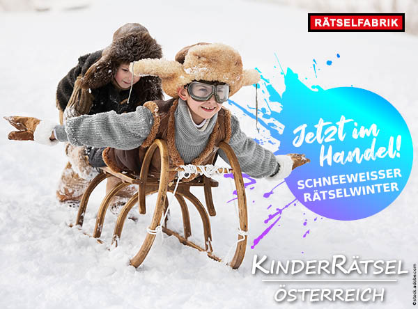 Kinderrätsel Österreich - Schneeweißer Rätselwinter